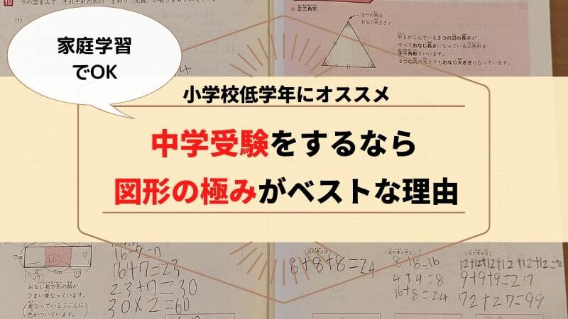 中学受験に最適な図形の極み 小学校低学年にこそおすすめな教材 Mochi Live